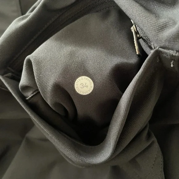 Lululemon Pant Men’s Size 34X30 Gray Obsidian ABC Slim Fit Warpstreme - Picture 6 of 8